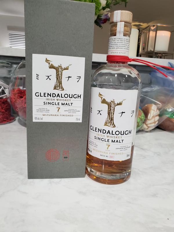 Glendalough Single Malt 7 Year Mizunara Cask Irish Whiskey