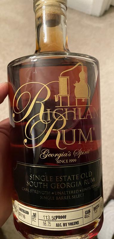 Richland Rum Single Estate Cask Strength Rum | Total Wine & More