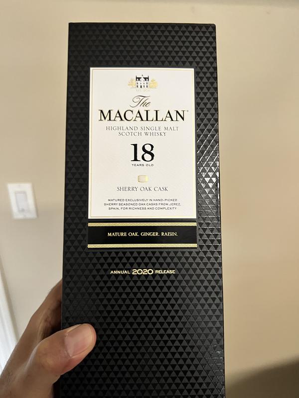 Macallan 18 Year Sherry Oak Single Malt Scotch | Total Wine