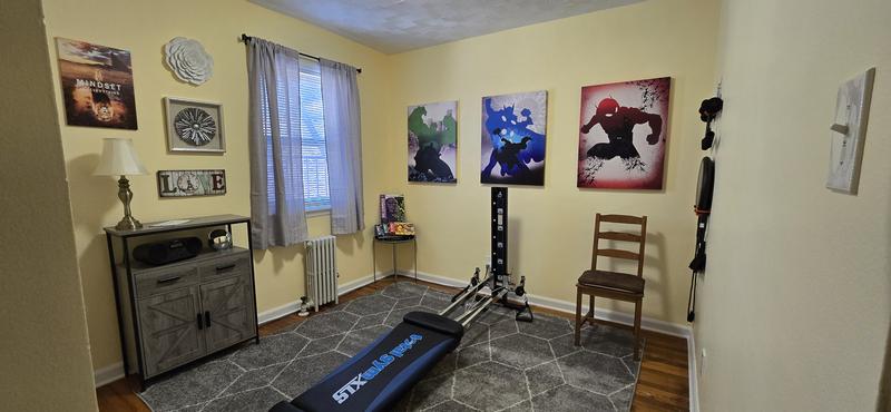 My exercise room.