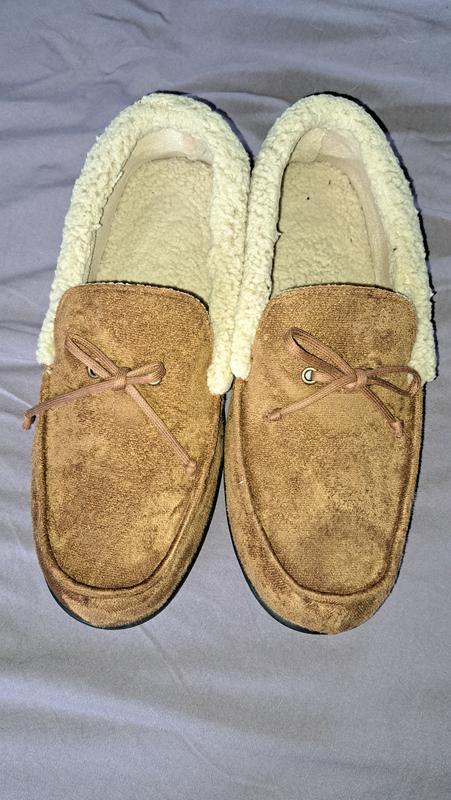 thumbnail image 2 of Suede Clogs Men Isotoner Men's Recycled Microsuede Clog - Vincent Hoodback Slippers Recycled Microsuede Slippers 2 of 11