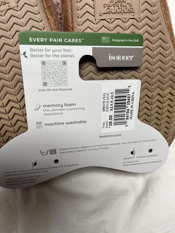 Isotoner Memory Foam