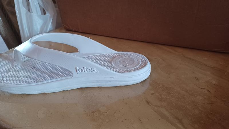 Totes Womens Sol Bounce Ara Thong Sandals, 10 - Fry's Food Stores