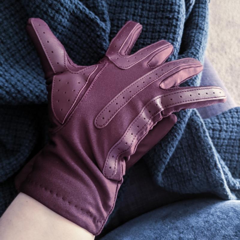 Leather Grip - isotoner - fleece interior