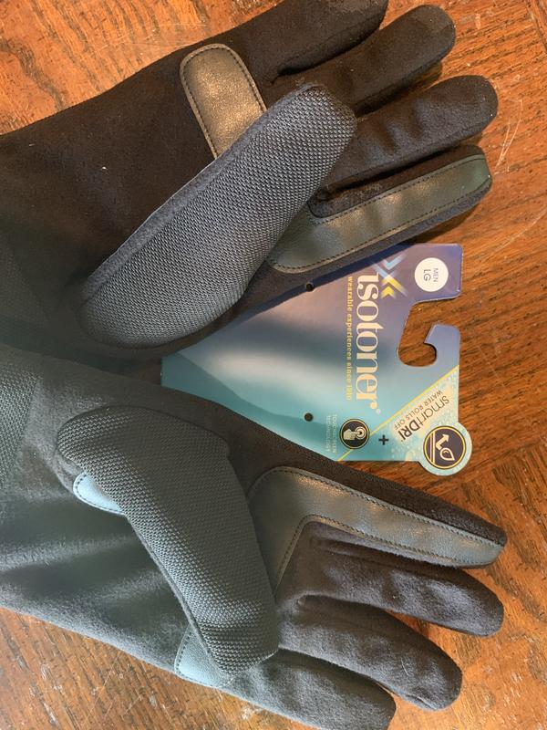 isotoner men's touchscreen gloves