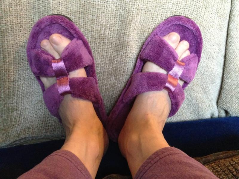 posted to Facebook as soon as I got them, with the caption: 'feet so happy!"