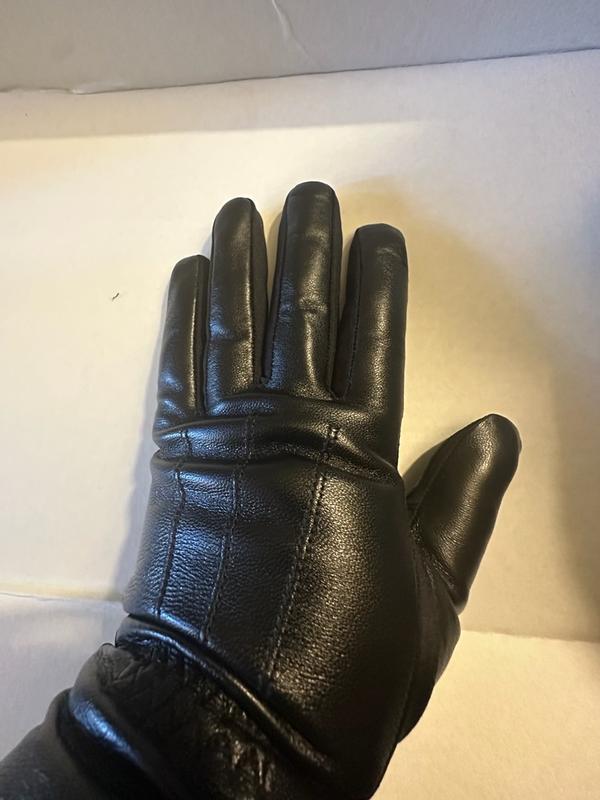 Women's Stretch Leather Touchscreen Gloves