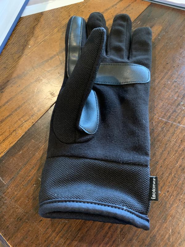 Touch screen fabric is shiny covering