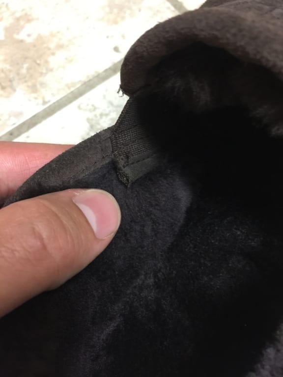 This is the spot that rubs the side of my foot.