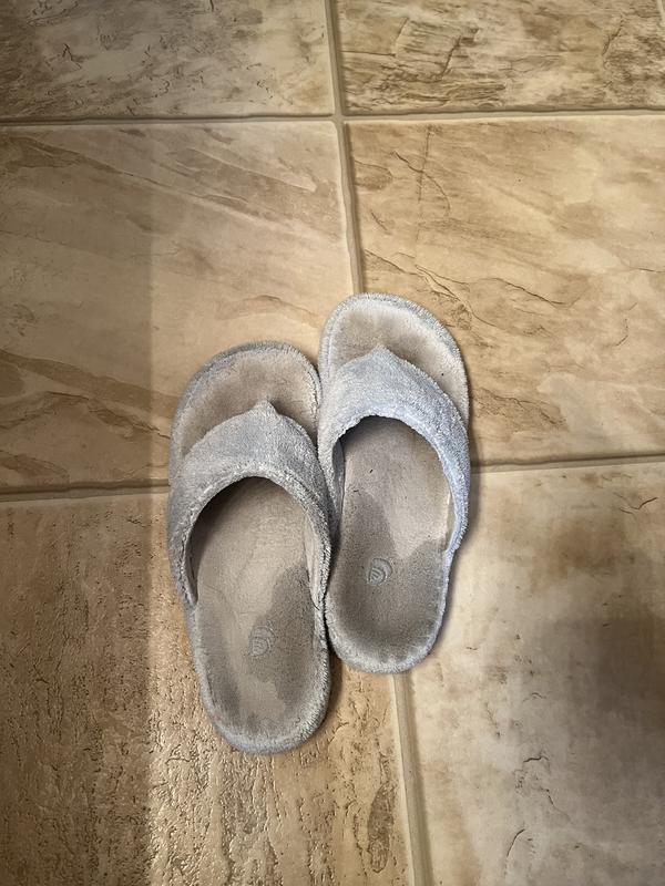 My thong Acorn slippers