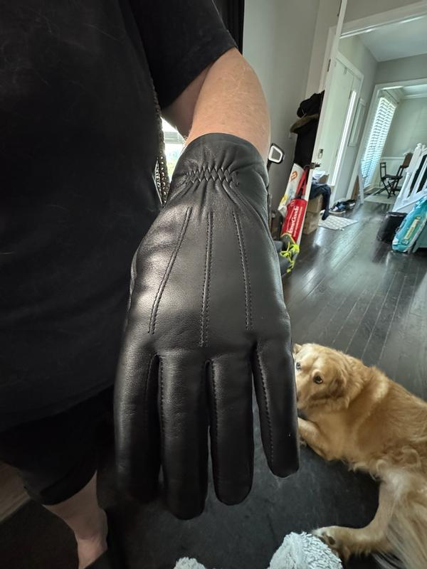 Women's Stretch Leather Touchscreen Gloves