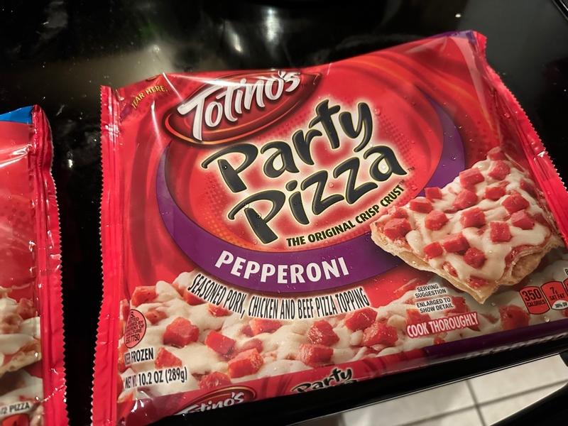 Totino's Frozen Pepperoni Party Pizza, 10.2 oz.