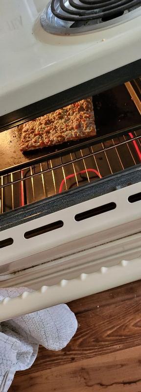 This Totino's Party Pizza fits perfectly in my toaster oven's tray