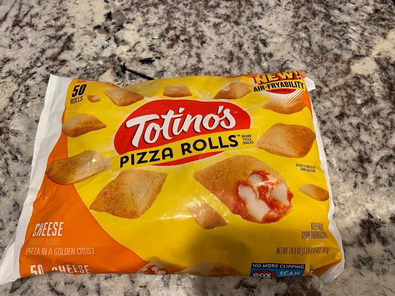 Totino's Pizza Rolls, Triple Cheese Flavored, Frozen Snacks, 24.8 oz, 50 ct