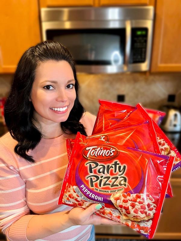 This Totino's Party Pizza fits perfectly in my toaster oven's tray