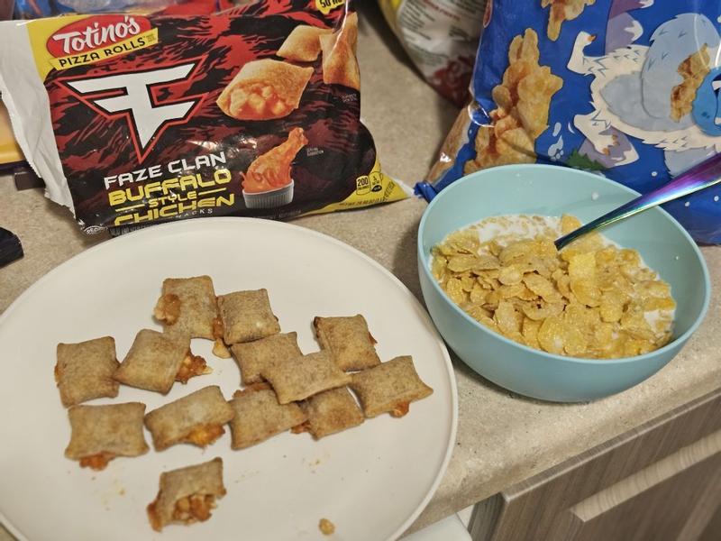 Save on Totino's Pizza Rolls Faze Clan Buffalo Style Chicken - 50