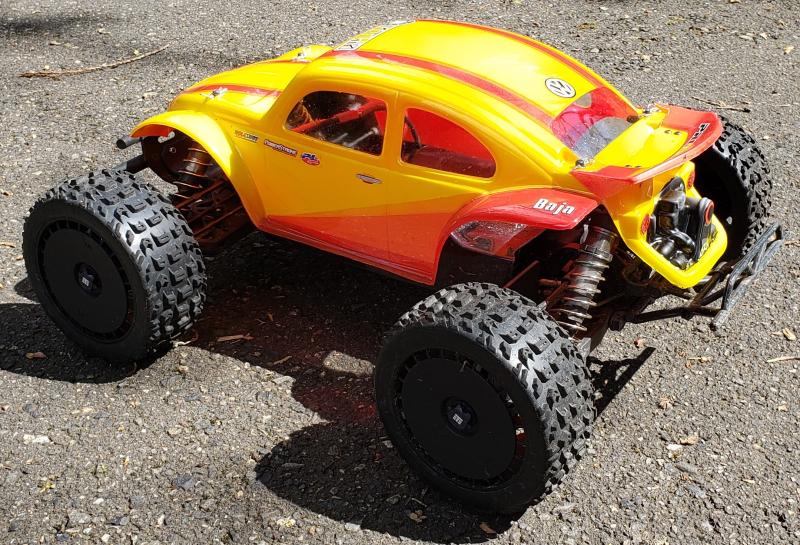 traxxas slash vw bug body