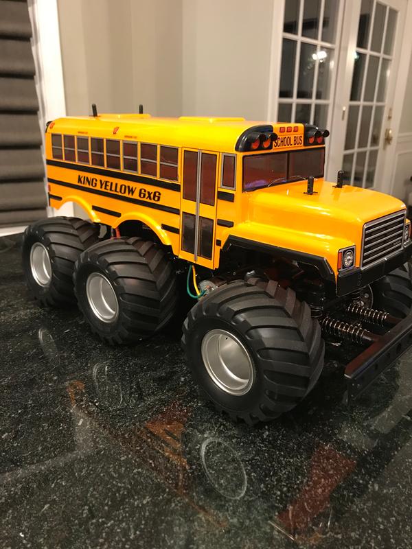 tamiya 6x6 school bus