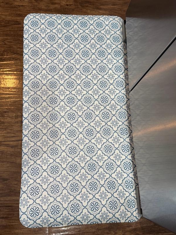 Draper James Allover Geo Floral Bistro Bevel Edge Comfort Kitchen Mat ...