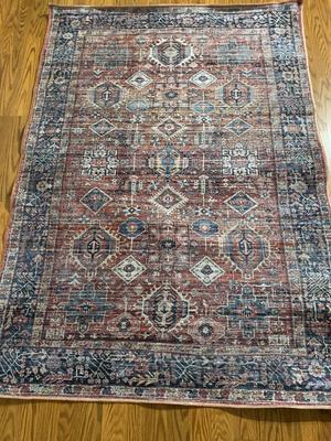 Global Rug Designs Riley Washable Rug RWR189 Area Rug - Macy's