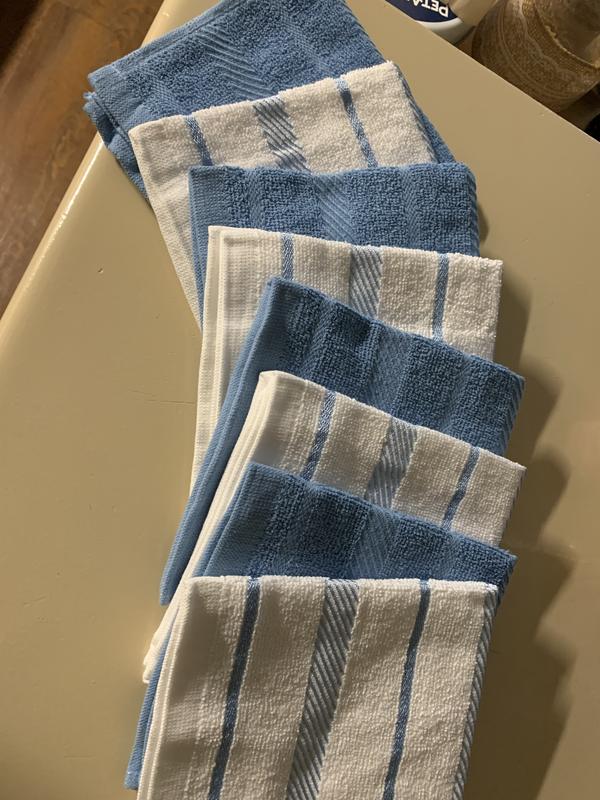 KitchenAid 8-Pack Cotton Solid Any Occasion Kitchen Towel Set at