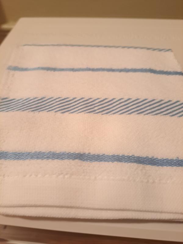 Blue Stripes with White