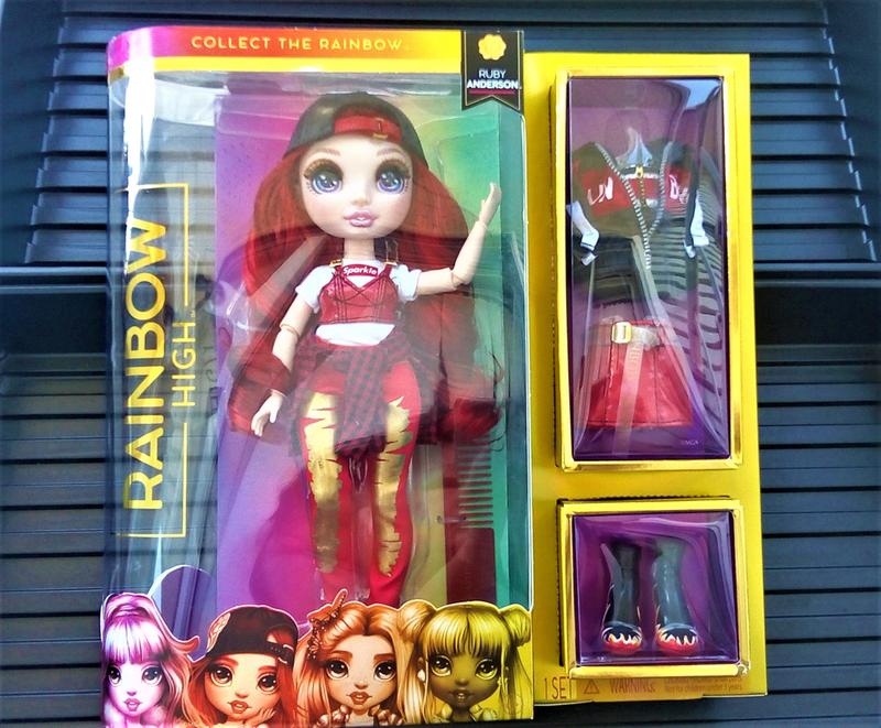 Rainbow High Ruby Anderson - Red Fashion Doll with 2 Outfits 35051569619