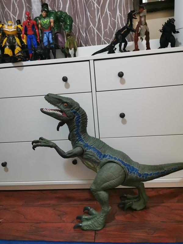 Jurassic World Super Colossal Velociraptor Blue Toys R Us Canada