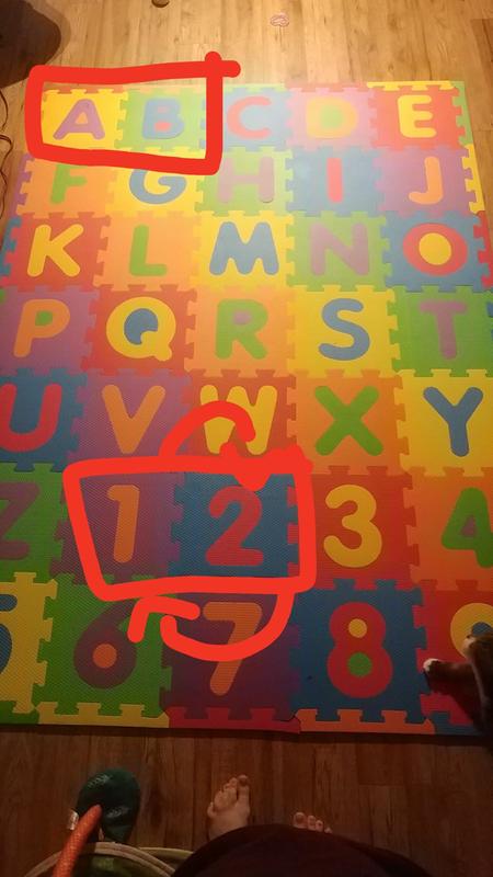 imaginarium discovery alphabet and numbers mat