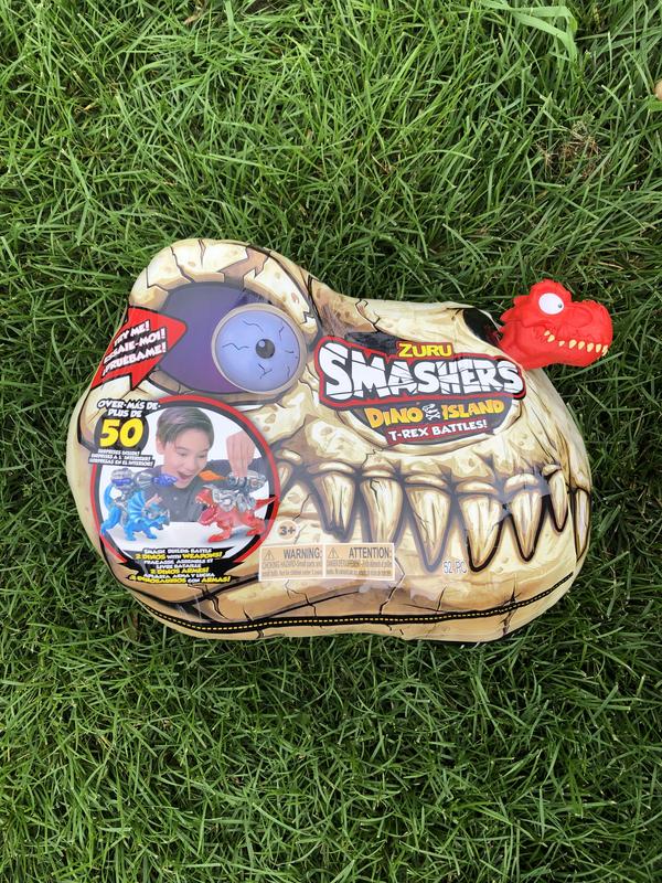 Smashers Dino Island T-Rex Battles for Kids by Zuru 3 Years and Up