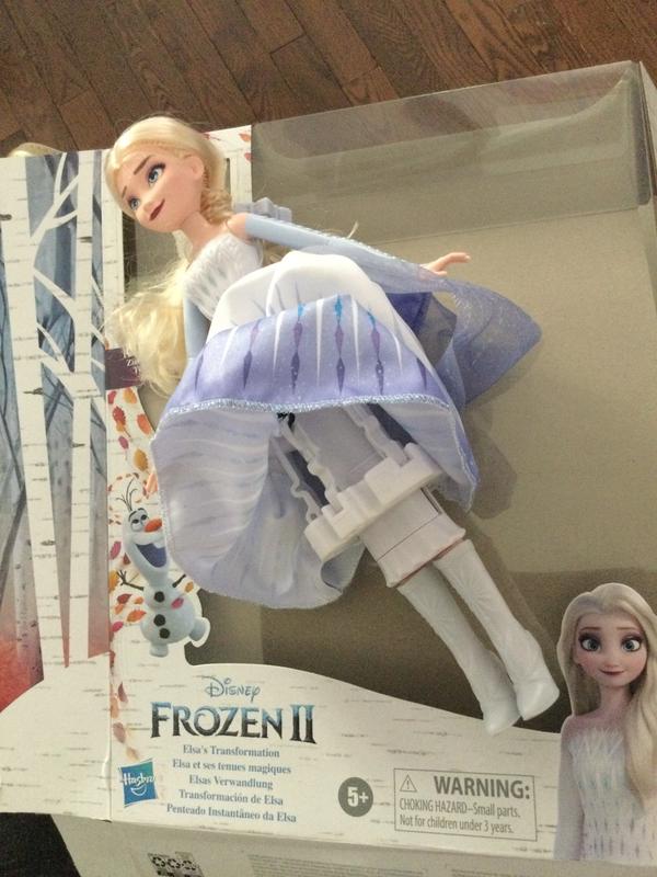 Disney's Frozen 2 Elsa's Transformation Fashion Doll With 2