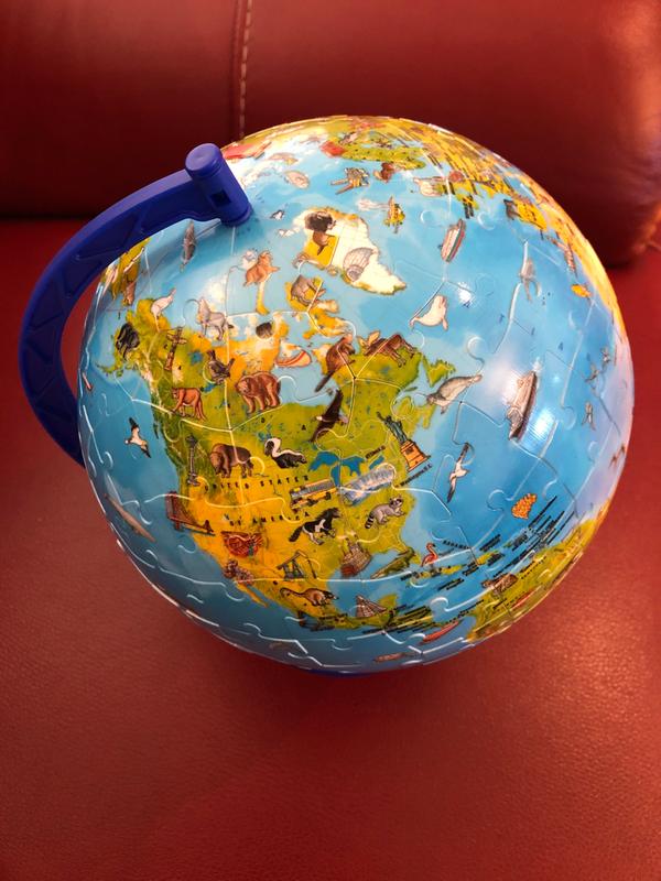 Ravensburger children's world sales globe 3d puzzle