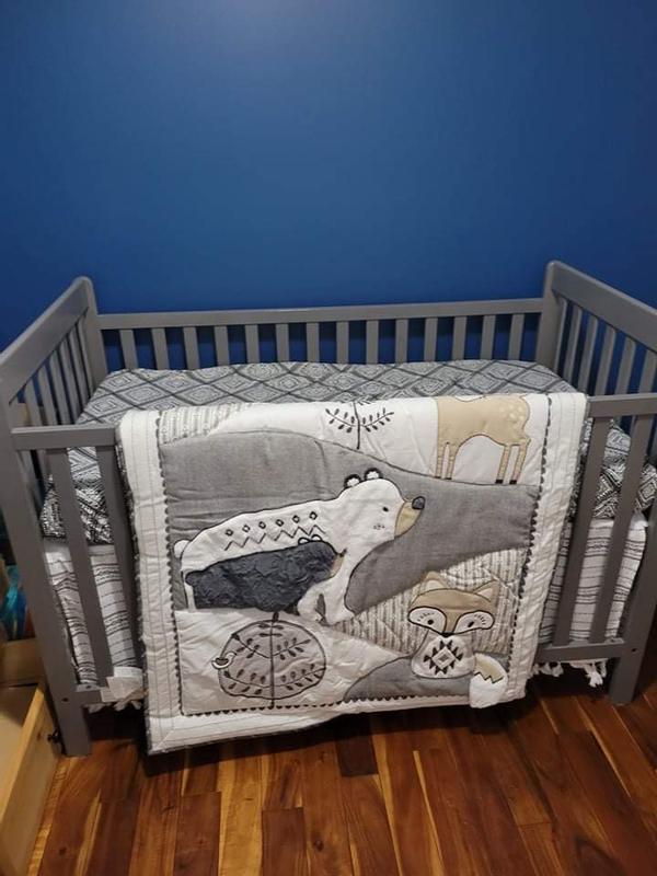 thumbnail image 2 of Levtex Baby Bailey Rug Polyester Pile Taupe Charcoal White 2 of 13
