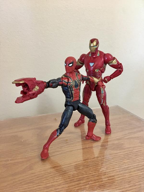 iron man iron spider marvel legends