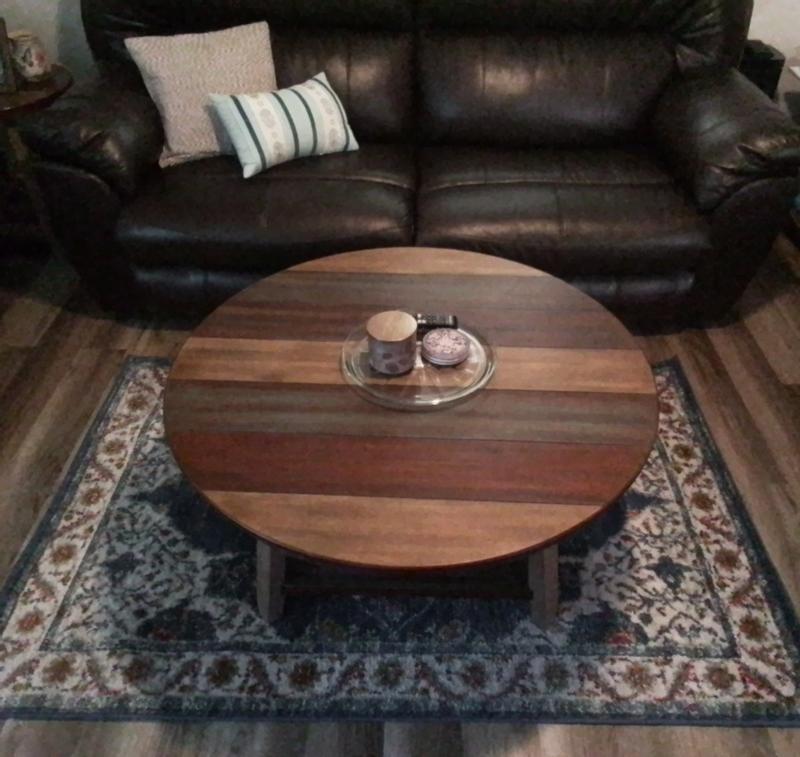 Leick Home Vintage 5 X 5 (ft) Navy Blue Round Indoor Medallion Vintage ...