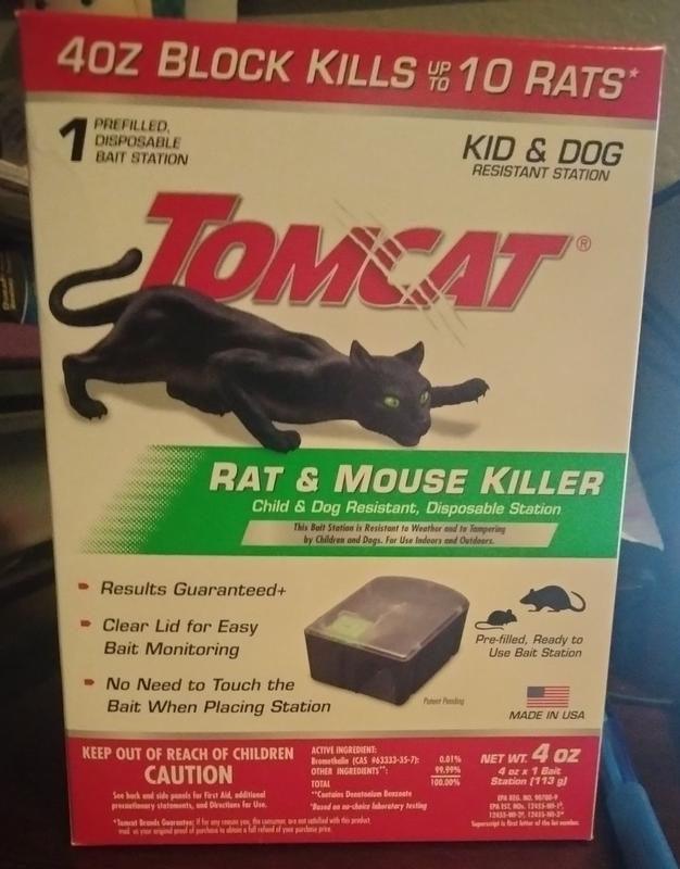 Tomcat Rat Killer Disposable Kid- and Dog-Resistant Bait Station