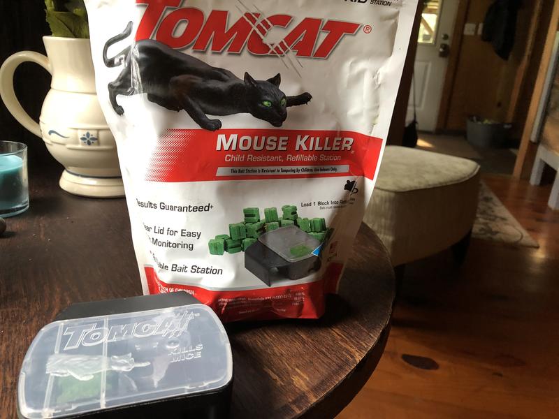 Tomcat Mouse Killer(e) Child Resistant, Refillable Station With 32