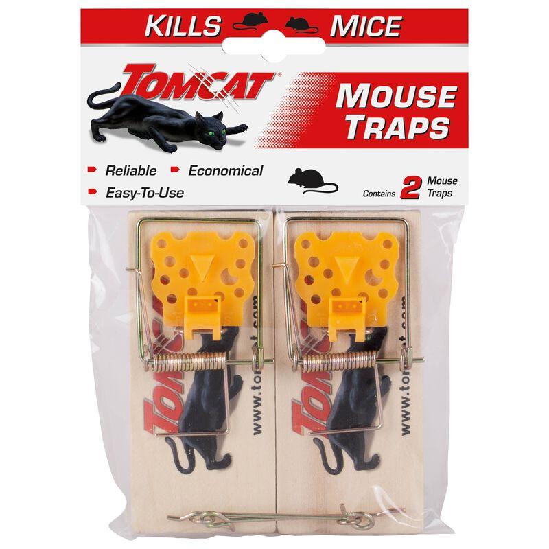 Tomcat Press 'N Set Snap Trap For Mice 2-Pack.