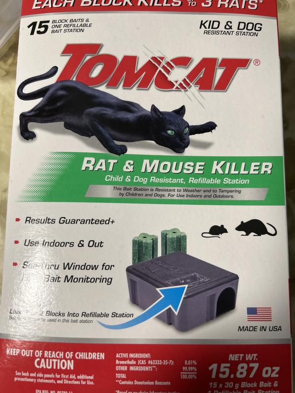 Rat Bait Station 2 Pack - Rodent Bait Box with Dual Keys - Eliminates Rats  Fast. Children and Pet Safe Indoor Outdoor (2 Pack) (Bait not Included)