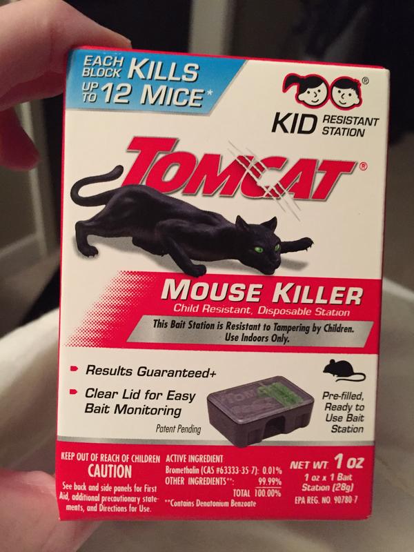 Tomcat Bait Station, Mouse Killer II, Disposable - 2 pack, 1 oz stations