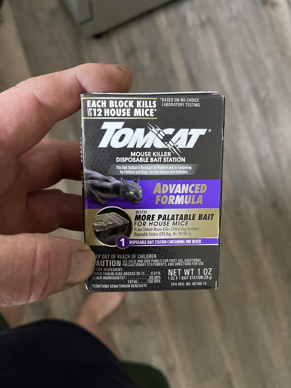 Tomcat Advanced Formula Disposable Mouse Bait Station 3730305