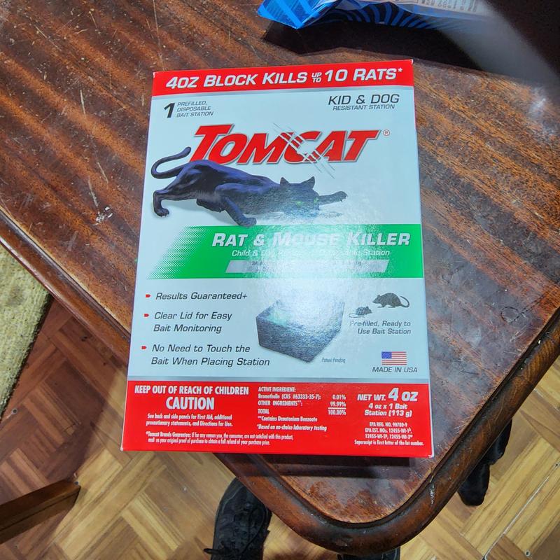 Tomcat Rat Killer Disposable Bait Station 113g (Child & Dog