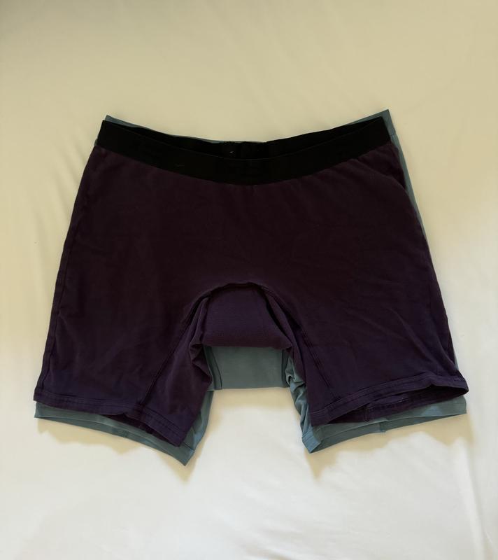 TomboyX Women's First Line Period Leakproof 9 Inseam Boxer Briefs  Underwear, Soft Cotton Stretch Comfortable (XS-6X) Chai Small