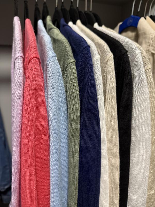Customer photo for "LOVE THESE SWEATERS - HAVE EVERY COLOR!"