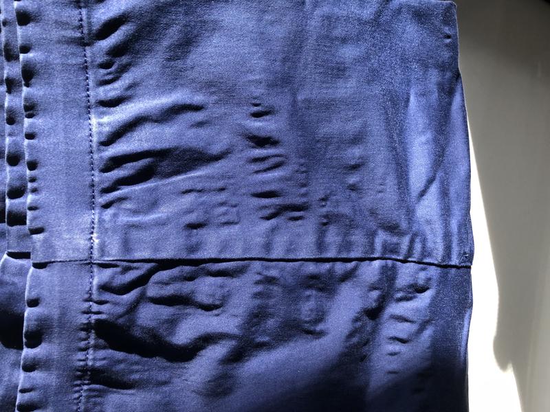 Puckering on my Barclays after one washing in cold water!