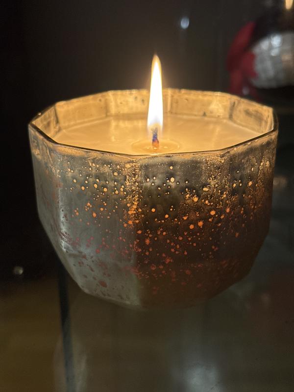 Pomegranate Lime Mercury Glass 12-oz. Candle
