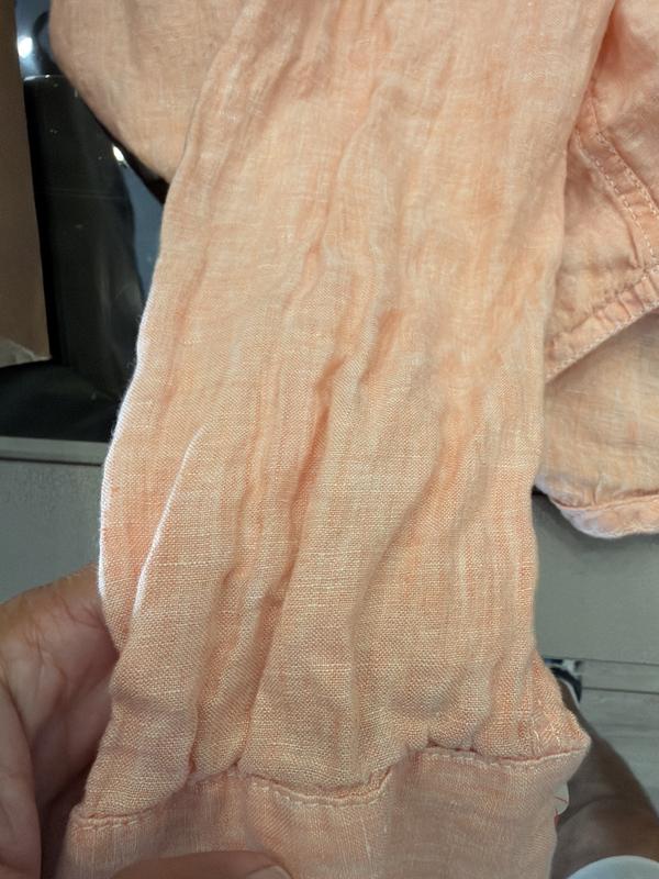 Customer photo for "Fabric cannot get wet with salt water"