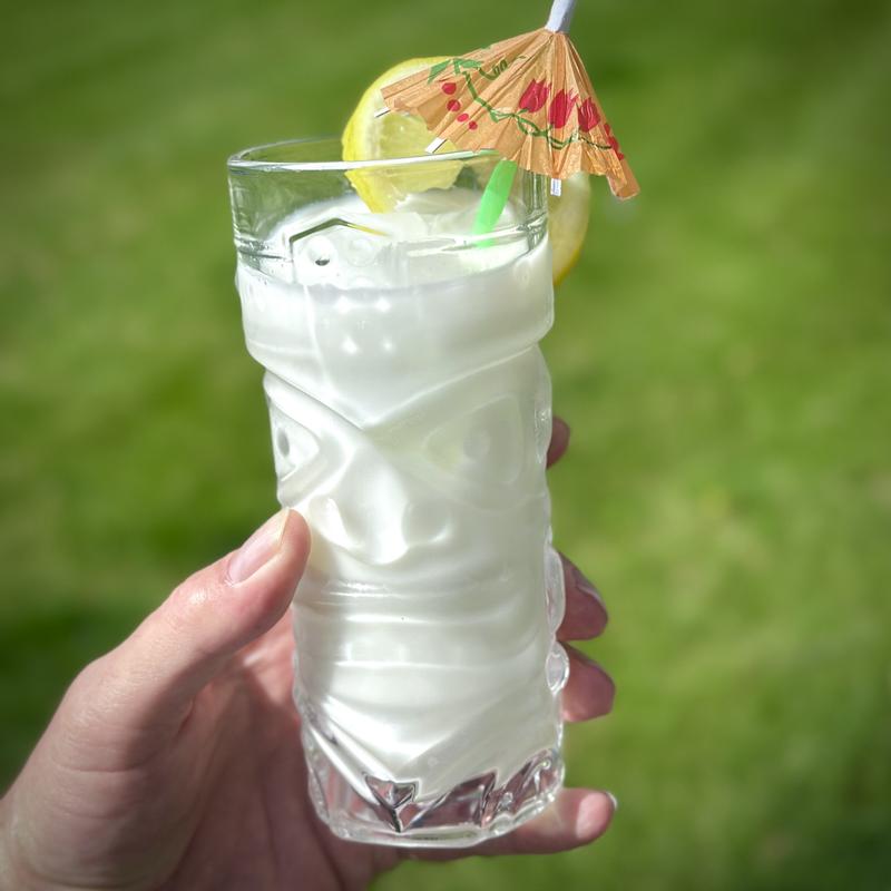 Customer photo for "Tropical drinkware to take you back to the islands"