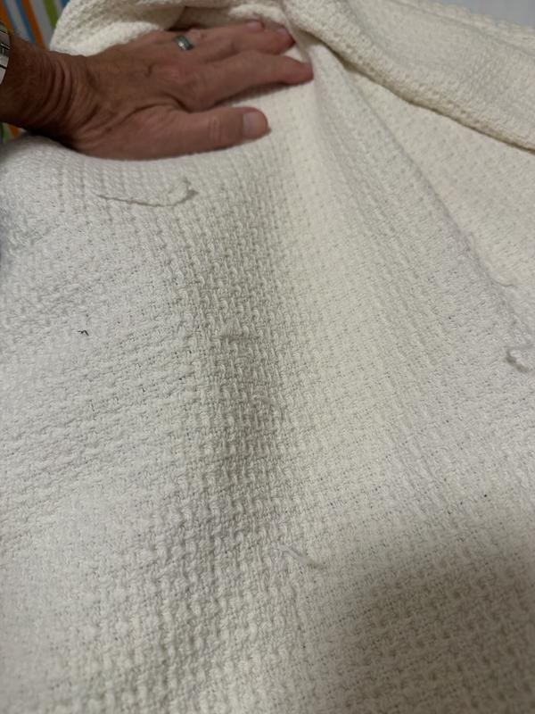 Lint coming out after second wash before use