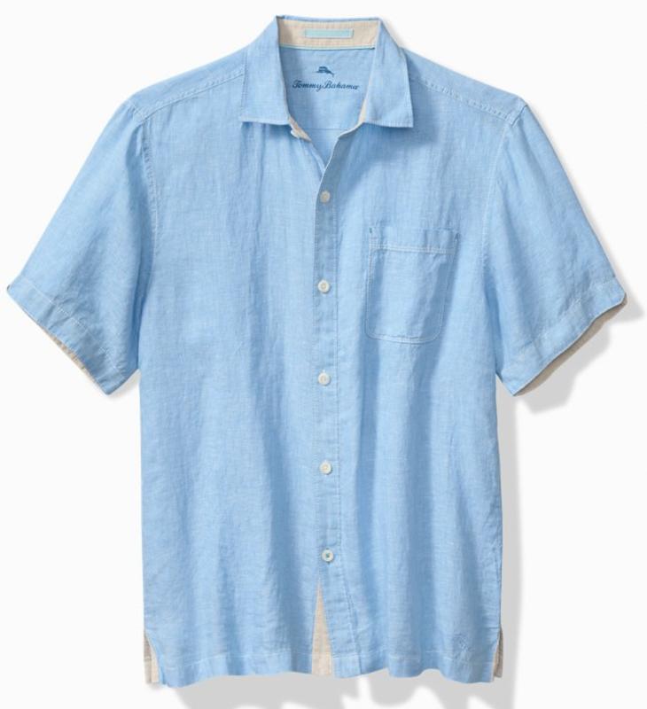 Big & Tall Paradise Breezer Linen Short-Sleeve Shirt